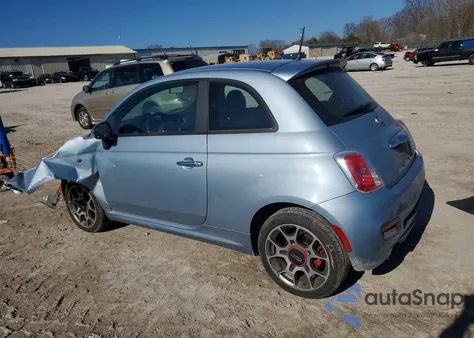2013 Fiat 500 Sport from USA, damaged, VIN 3C3CFFBR8DT663517